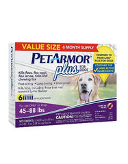 PetArmor® Plus F&T Squeeze-On Dog 45-88lb Blister 6 ct | Perromart Online Pet Store Singapore