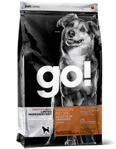 Petcurean Go! Venison Limited Ingredient Dry Dog Food | Perromart online store Singapore
