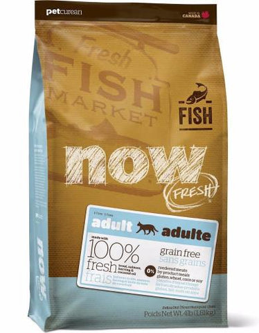 Petcurean Now Fresh Grain-Free Fish Recipe Adult Dry Cat Food | Perromart Online Store Singapore