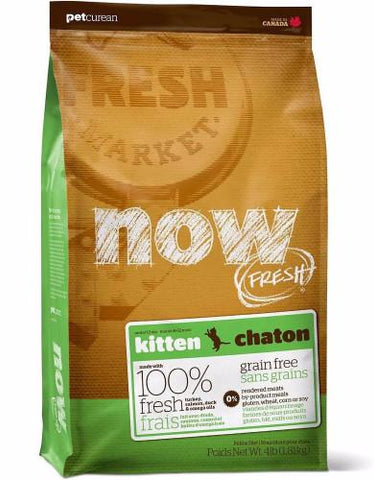 Petcurean Now Fresh Grain-Free Kitten Recipe Dry Cat Food | Perromart Online Pet Store Singapore