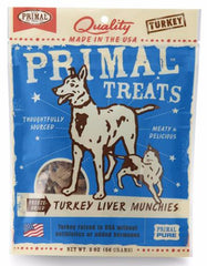 Primal Freeze-Dried Turkey Liver Munchies Treats - Perromart Online Pet Store Singapore