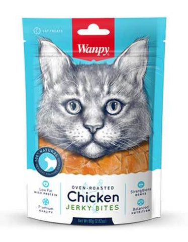 Wanpy Cat Oven-Roasted Chicken Bites 80g | Perromart Online Pet Store Singapore
