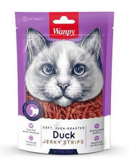 Wanpy Soft & Oven-Roasted Duck Strips Cat Treat 80g | Perromart Online Pet Store Singapore