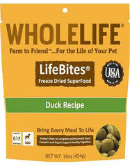 Whole Life LifeBites Duck Dog Food 16oz | Perromart Online Pet Store Singapore