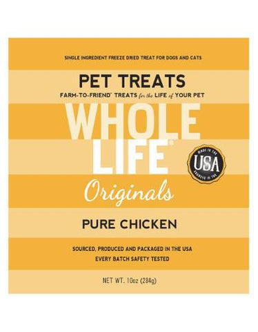 Whole Life Originals Chicken Pet Treat 10oz | Perromart Online Pet Store Singapore