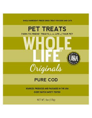 Whole Life Originals Cod Dog & Cat Treat 6oz | Perromart Online Pet Store Singapore