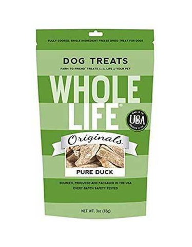Whole Life Originals Duck Dog Treat 3 oz | Perromart Online Pet Store Singapore