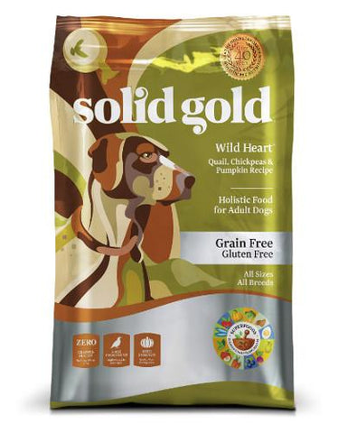 Solid Gold Grain Free Wild Heart with Quail Dry Dog Food | Perromart Online Pet Store Singapore