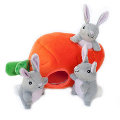 Zippypaws Burrow Bunny 'n Carrot Dog Toy | Perromart Online Pet Store Singapore