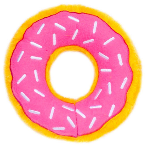 ZippyPaws Donutz Dog Toy Pink