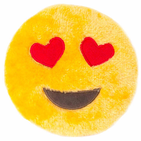 ZippyPaws Squeakie Emojiz Heart Eyes Dog Toy | Perromart Online Pet Store Singapore