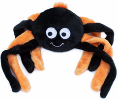 ZippyPaws Halloween Grunterz Orange Spider Dog Toy | Perromart Online Pet Store Singapore