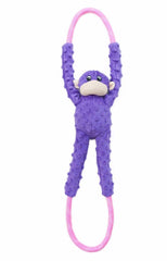 ZippyPaws Monkey RopeTugz Purple Dog Toy | Perromart Online Pet Store Singapore